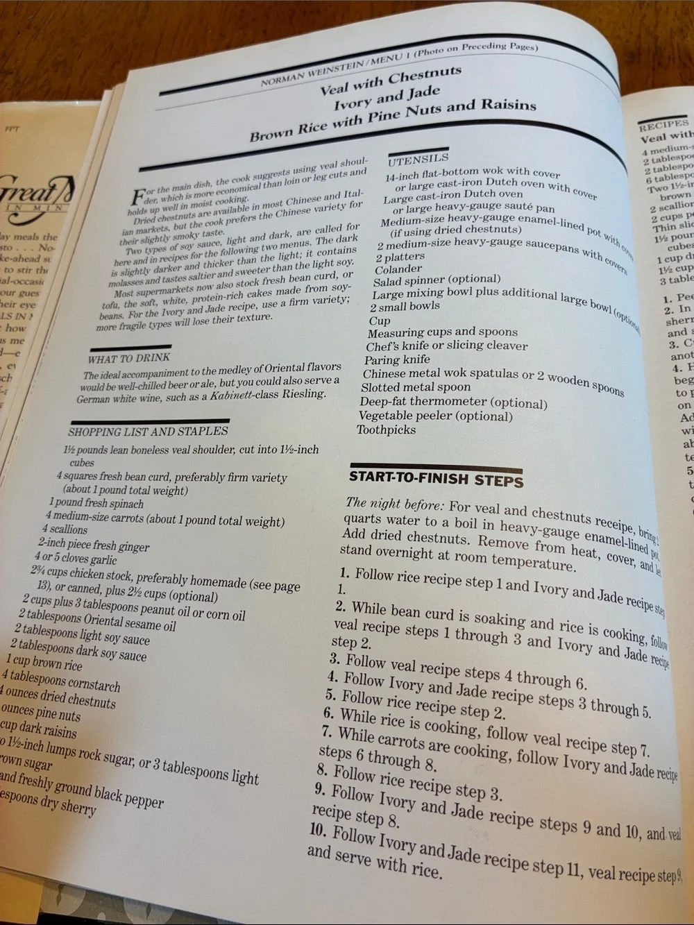 Vintage Time Life Books - Great Meals in Minutes